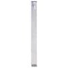 vidaXL Colonna d'Acqua da Giardino 80 cm Acciaio Inox Quadrato