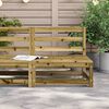 vidaXL Divano da Giardino Senza Braccioli 70x70x67 cm Pino Impregnato