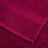 vidaXL Asciugamani Premium SOLUND 2 pz Bordeaux 100x200 cm 600 g/m&sup2;
