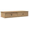 vidaXL Scaffale a Parete con Cassetti Rovere 100x37,5x19 cm Truciolato