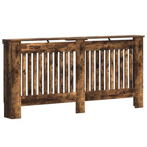 vidaXL Copertura per radiatori Rovere Fumo 172 x 19 x 81,5 cm