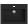vidaXL Lavandino in Granito 600x450x120 mm Nero