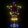 vidaXL Albero di Natale a Cono Colorato 732 LED 160x500 cm