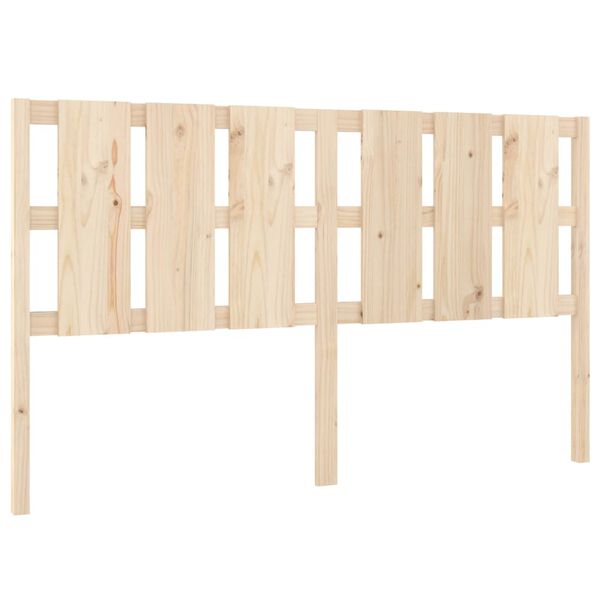 vidaXL Testiera per Letto 185,5x4x100 cm Legno Massello di Pino