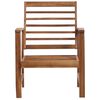 vidaXL Set Divani da Giardino 4 pz in Legno Massello di Acacia