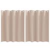 vidaXL Tende Blackout con Anelli 2 pcs Talpa 140 x 140 cm Poliestere