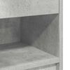 vidaXL Comodini 2 pz con Cassetto Grigio Cemento 39x28x41 cm