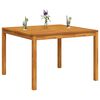 vidaXL Tavolo da Pranzo da Giardino 110x110x75cm Legno Massello Acacia