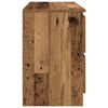 vidaXL Mobile Porta TV Legno Antico 100x35x54 cm in Legno Multistrato