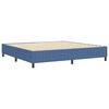 vidaXL Struttura letto piattaforma Blu 200 x 200 cm Tessuto in Cords