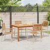 vidaXL Set da Pranzo per Giardino 5 pcs Beige Poly Rattan