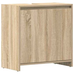 vidaXL Mobile da Bagno Rovere Sonoma 60x33x60 cm Legno Multistrato