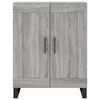 vidaXL Credenza Grigio Sonoma 69,5x34x180 cm in Legno Multistrato