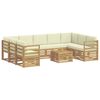 vidaXL Set di divani da esterno 10 pz