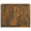 vidaXL Credenza Rovere Fumo 90,5x30x70 cm in Legno Multistrato