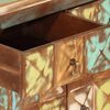 vidaXL Cassettiera Multicolore 70x35x70 cm Legno Massello di Recupero