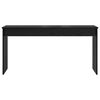 vidaXL Supporto per Tastiera Rovere Nero 130 x 32 x 64 cm