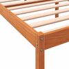 vidaXL Letto per Anziani Marrone Cera 90x190 cm Legno Massello di Pino