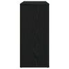 vidaXL Credenza Rovere Nero 91x29,5x65 cm in Legno Multistrato