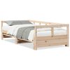 vidaXL Dormeuse senza Materasso 90x190 cm in Legno Massello di Pino