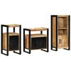 vidaXL Set di mobili per il bagno 3 pcs Legno di mango massello