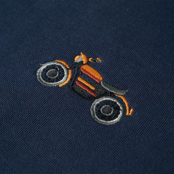 Felpa per Bambini Blu Marino M&eacute;lange 104