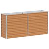 vidaXL Letto rialzato da giardino Marrone Chiaro 160 x 40 x 77 cm