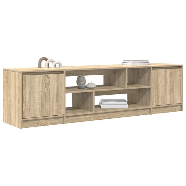 vidaXL Mobile Porta TV Rovere Sonoma 188,5x41x50 cm in Truciolato