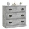 vidaXL Credenza Grigio Cemento 70x35,5x67,5 cm in Legno Multistrato