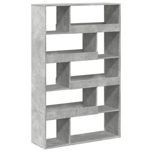 vidaXL Libreria Grigio Cemento 100x33x156,5 cm in Truciolato