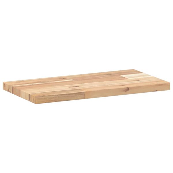 vidaXL Ripiano a Parete 60x20x2 cm Legno Massello Acacia Non Trattato