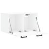 vidaXL Mobile a Parete Bianco 60x36,5x35 cm in Legno Multistrato
