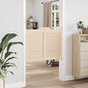 vidaXL Porte a Battente 1-Paio Design a Lamelle 80x100cm Legno di Pino