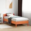vidaXL Letto senza Materasso Marrone Cera 75x190 cm in Legno di Pino