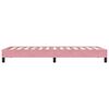 vidaXL Giroletto a Molle senza Materasso Rosa 100x210 cm in Velluto