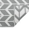 vidaXL Tappeto da Esterni ARAKIL Grigio 160x230 cm in PP