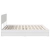 vidaXL Letto con Contenitore Bianco 180 x 200 cm Legno multistrato