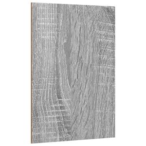 vidaXL Pannelli decorativi 12 pz Sonoma grigio 21 x 30 x 0,27 cm