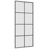 vidaXL Porta Scorrevole con Ferramenta Nera 90x205 cm in Vetro ESG