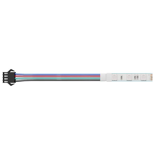 vidaXL Striscia LED 2 pcs Nero e Multicolore 1745 mm Rame e plastica