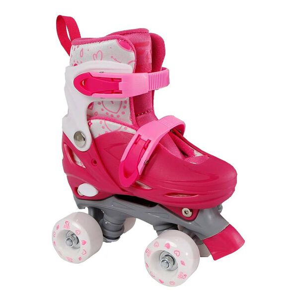 Street Rider Pattini a Rotelle Regolabili 27-30 Rosa