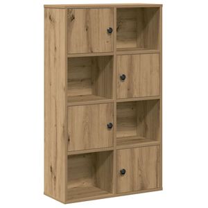vidaXL Libreria Rovere Artigianale 60x24x101,5 cm in Legno Multistrato