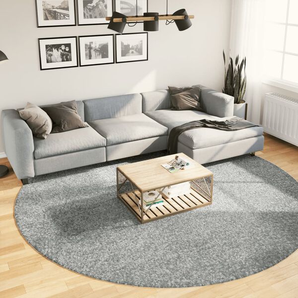 vidaXL Tappeto Shaggy PAMPLONA a Pelo Lungo Moderno Verde &Oslash; 280 cm