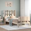 vidaXL Letto Libreria senza Materasso 90x190 cm Legno Massello Pino