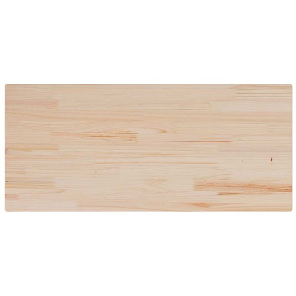 vidaXL Piano per Tavolo 90x40x1,7 cm Rettangolare Legno Massello Pino