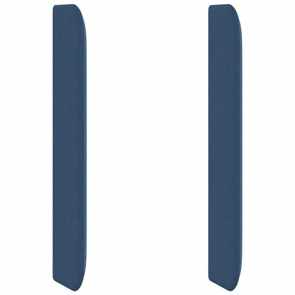 vidaXL Orecchia della Testata Blu 80 x 16 x 4 cm Tessuto