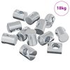 vidaXL Dadi a tamburo 3462 pcs Argento M6 x 13 mm Metallo