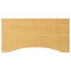 vidaXL Piano Scrivania 110x55x2,5 cm in Bamb&ugrave;
