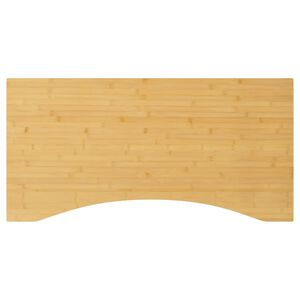 vidaXL Piano Scrivania 110x55x2,5 cm in Bamb&ugrave;