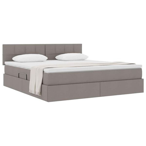 vidaXL Letto con contenitore e materasso Talpa 160 x 200 cm